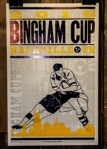 *Bingham Cup Hatch Show Print Poster (Limited Edition)