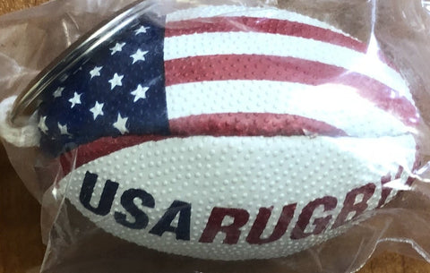 USA Rugby Ball Keychain