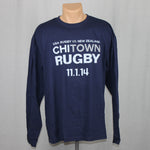 USA Rugby vs NZ All Blacks Event L/S Shirt - Blue