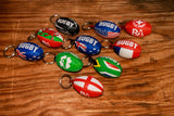 *Keychain Rugby Balls
