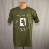 *Rugby Athletic Gym Tee - Light Olive