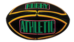 *Neon/Black Rugby Ball