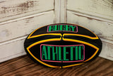 *Neon/Black Rugby Ball
