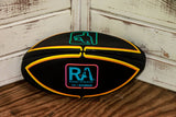 *Neon/Black Rugby Ball
