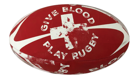 *RA 'Give Blood' Rugby Ball - Size 5