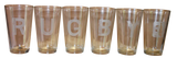 *RUGBY Pint Glass 6 Pack