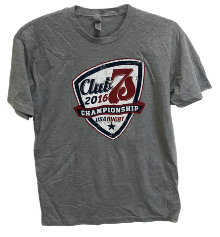 USA Rugby Club 7s 2016 T-Shirt Grey