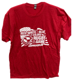 USA Rugby "The Colors of Rugby" Red T-Shirt