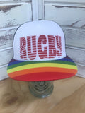 *RUGBY Rainbow Bill Foam Hat