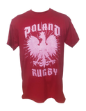 Poland  Red Rugby T-shirt