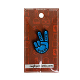 Peace Love Rugby Pins