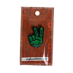 Peace Love Rugby Pins