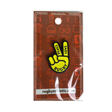 Peace Love Rugby Pins