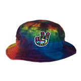 Peace Love Tie Dye Bucket Hat